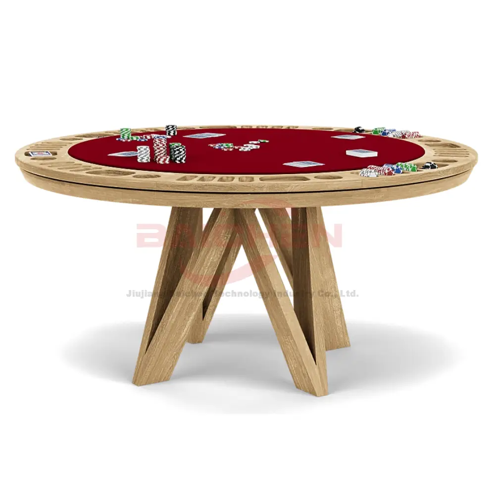 Customizable Casino Style Poker Table - Multiple Player Positions Available BCP-03