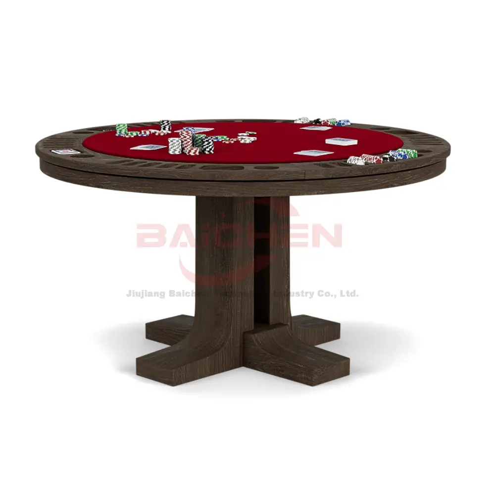 Professional Tournament Poker Table with Automatic Shuffler & Dealer Station BCP-08